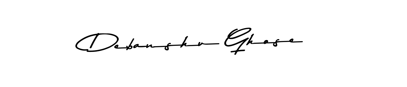 Design your own signature with our free online signature maker. With this signature software, you can create a handwritten (Asem Kandis PERSONAL USE) signature for name Debanshu Ghose. Debanshu Ghose signature style 9 images and pictures png