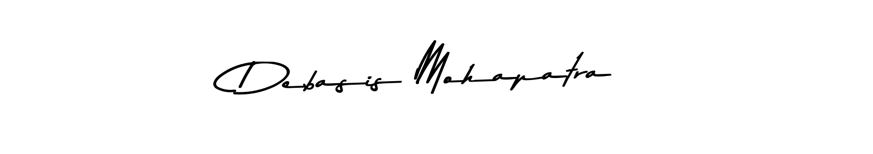 Create a beautiful signature design for name Debasis Mohapatra. With this signature (Asem Kandis PERSONAL USE) fonts, you can make a handwritten signature for free. Debasis Mohapatra signature style 9 images and pictures png