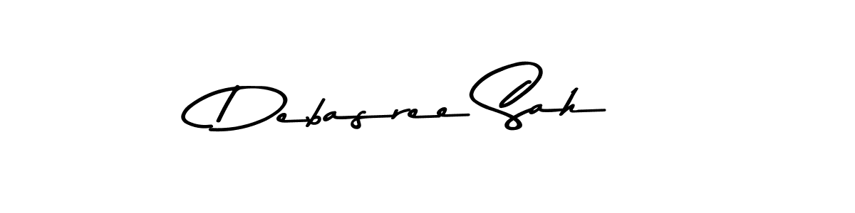 The best way (Asem Kandis PERSONAL USE) to make a short signature is to pick only two or three words in your name. The name Debasree Sah include a total of six letters. For converting this name. Debasree Sah signature style 9 images and pictures png