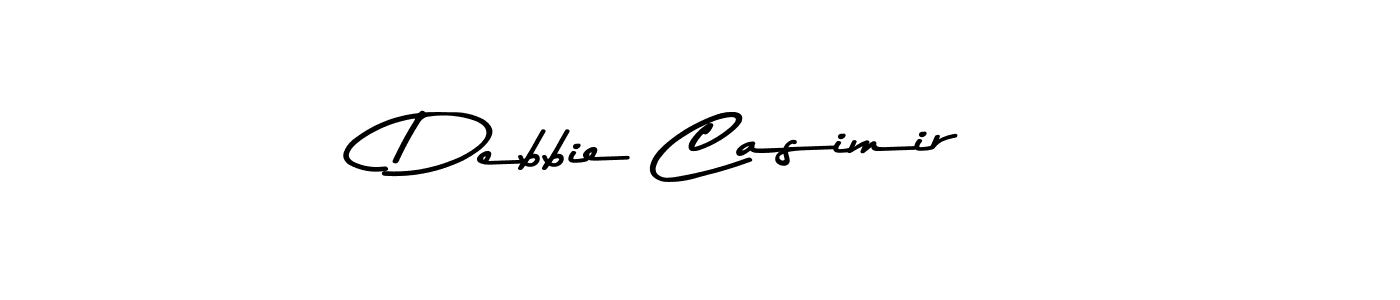 Use a signature maker to create a handwritten signature online. With this signature software, you can design (Asem Kandis PERSONAL USE) your own signature for name Debbie Casimir. Debbie Casimir signature style 9 images and pictures png