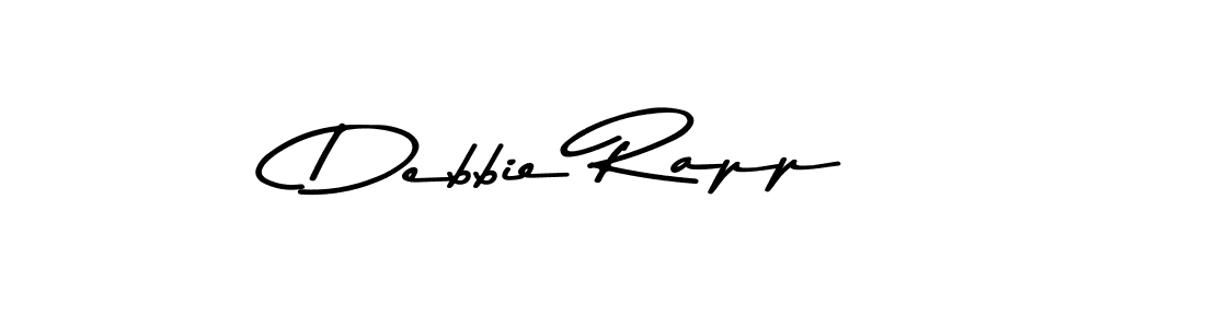 How to make Debbie Rapp signature? Asem Kandis PERSONAL USE is a professional autograph style. Create handwritten signature for Debbie Rapp name. Debbie Rapp signature style 9 images and pictures png