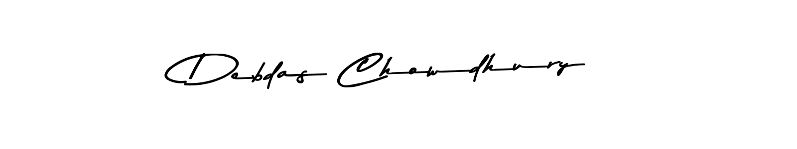 Create a beautiful signature design for name Debdas Chowdhury. With this signature (Asem Kandis PERSONAL USE) fonts, you can make a handwritten signature for free. Debdas Chowdhury signature style 9 images and pictures png
