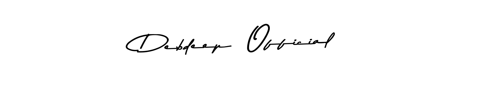 Also You can easily find your signature by using the search form. We will create Debdeep  Official name handwritten signature images for you free of cost using Asem Kandis PERSONAL USE sign style. Debdeep  Official signature style 9 images and pictures png