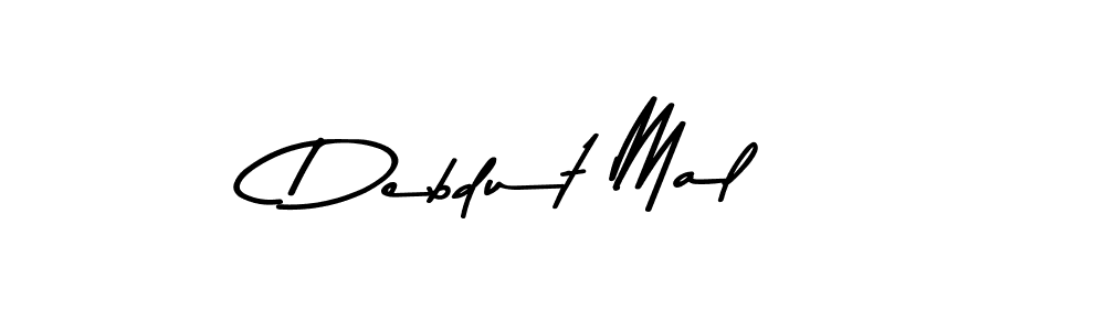 Also You can easily find your signature by using the search form. We will create Debdut Mal name handwritten signature images for you free of cost using Asem Kandis PERSONAL USE sign style. Debdut Mal signature style 9 images and pictures png