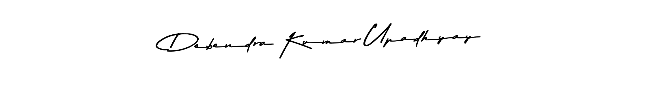 How to make Debendra Kumar Upadhyay name signature. Use Asem Kandis PERSONAL USE style for creating short signs online. This is the latest handwritten sign. Debendra Kumar Upadhyay signature style 9 images and pictures png