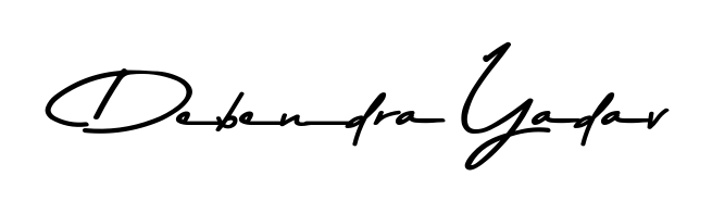 Get an exclusive digital autograph for Debendra Yadav. The Asem Kandis PERSONAL USE typeface captures the charm of real penmanship on paper. Debendra Yadav signature style 9 images and pictures png