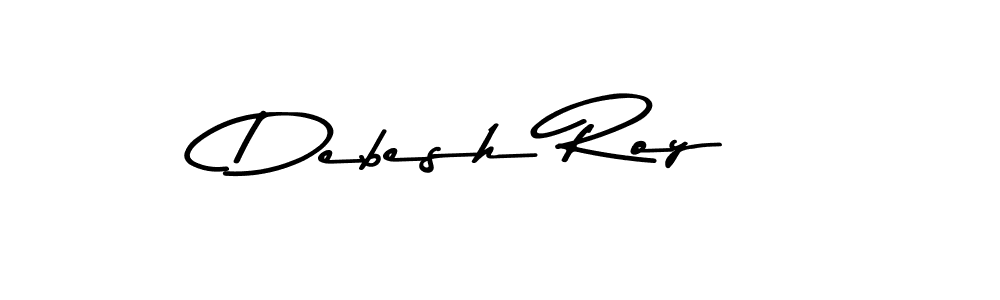 Create a beautiful signature design for name Debesh Roy. With this signature (Asem Kandis PERSONAL USE) fonts, you can make a handwritten signature for free. Debesh Roy signature style 9 images and pictures png