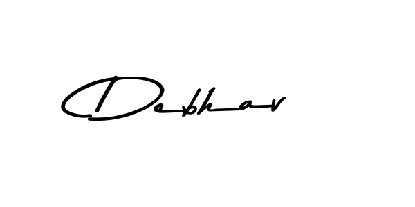 Make a beautiful signature design for name Debhav. Use this online signature maker to create a handwritten signature for free. Debhav signature style 9 images and pictures png