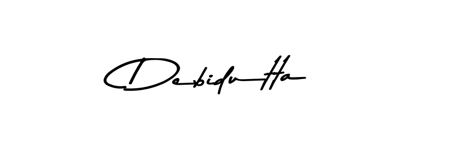 Make a beautiful signature design for name Debidutta. With this signature (Asem Kandis PERSONAL USE) style, you can create a handwritten signature for free. Debidutta signature style 9 images and pictures png