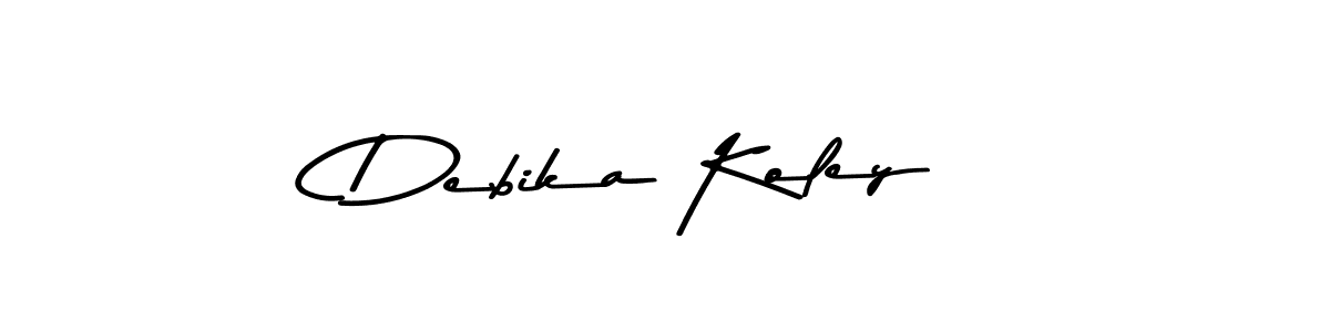 Make a short Debika Koley signature style. Manage your documents anywhere anytime using Asem Kandis PERSONAL USE. Create and add eSignatures, submit forms, share and send files easily. Debika Koley signature style 9 images and pictures png