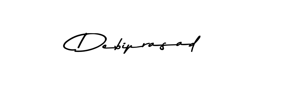 Make a beautiful signature design for name Debiprasad. With this signature (Asem Kandis PERSONAL USE) style, you can create a handwritten signature for free. Debiprasad signature style 9 images and pictures png