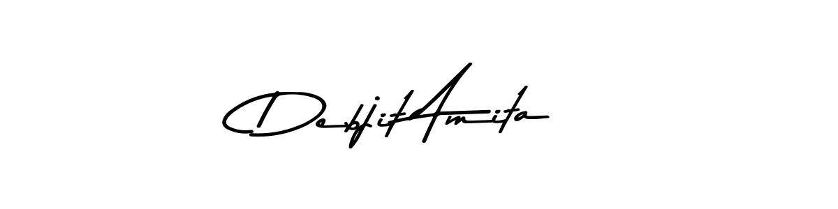 Also You can easily find your signature by using the search form. We will create Debjit Amita name handwritten signature images for you free of cost using Asem Kandis PERSONAL USE sign style. Debjit Amita signature style 9 images and pictures png
