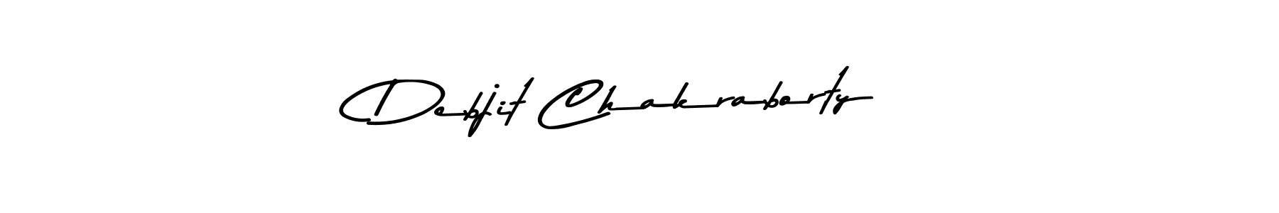 Debjit Chakraborty stylish signature style. Best Handwritten Sign (Asem Kandis PERSONAL USE) for my name. Handwritten Signature Collection Ideas for my name Debjit Chakraborty. Debjit Chakraborty signature style 9 images and pictures png