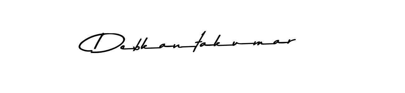 The best way (Asem Kandis PERSONAL USE) to make a short signature is to pick only two or three words in your name. The name Debkantakumar include a total of six letters. For converting this name. Debkantakumar signature style 9 images and pictures png