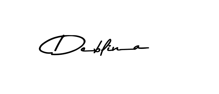 Similarly Asem Kandis PERSONAL USE is the best handwritten signature design. Signature creator online .You can use it as an online autograph creator for name Deblina. Deblina signature style 9 images and pictures png