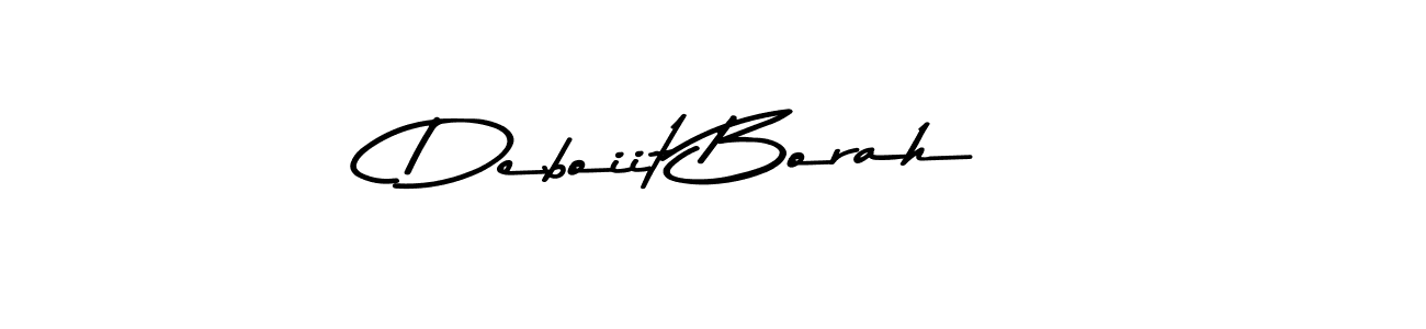 Also You can easily find your signature by using the search form. We will create Deboiit Borah name handwritten signature images for you free of cost using Asem Kandis PERSONAL USE sign style. Deboiit Borah signature style 9 images and pictures png