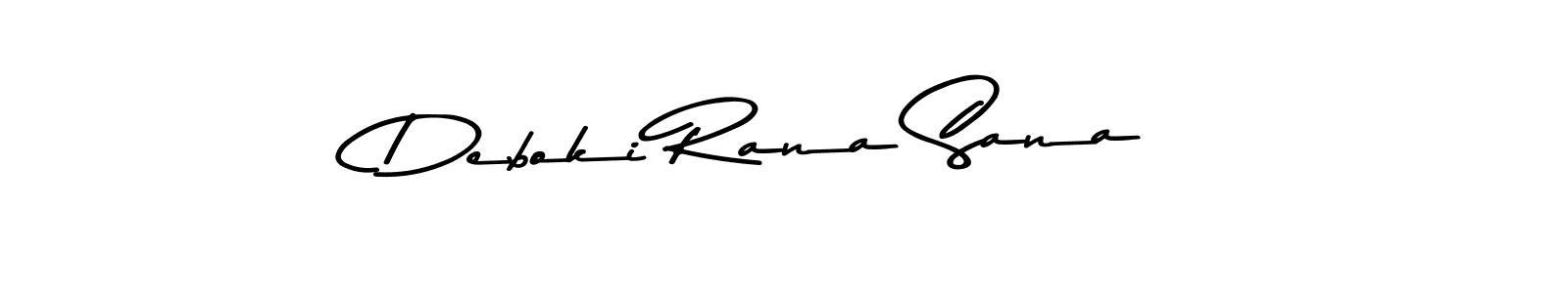 How to make Deboki Rana Sana signature? Asem Kandis PERSONAL USE is a professional autograph style. Create handwritten signature for Deboki Rana Sana name. Deboki Rana Sana signature style 9 images and pictures png