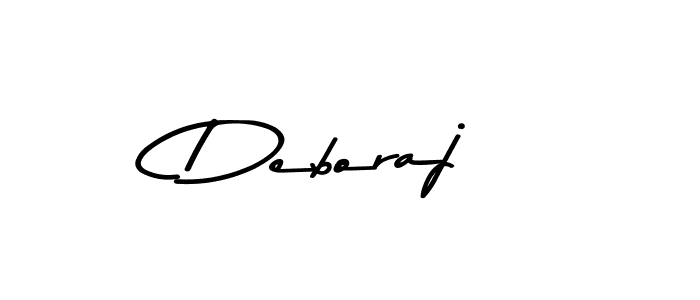 Use a signature maker to create a handwritten signature online. With this signature software, you can design (Asem Kandis PERSONAL USE) your own signature for name Deboraj. Deboraj signature style 9 images and pictures png