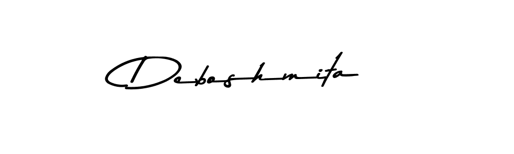 You should practise on your own different ways (Asem Kandis PERSONAL USE) to write your name (Deboshmita) in signature. don't let someone else do it for you. Deboshmita signature style 9 images and pictures png