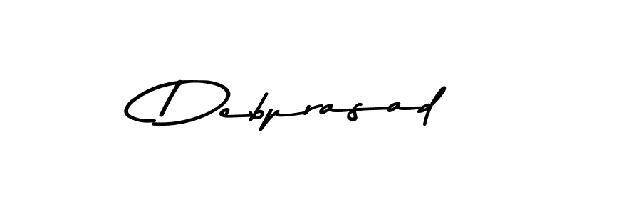 Design your own signature with our free online signature maker. With this signature software, you can create a handwritten (Asem Kandis PERSONAL USE) signature for name Debprasad. Debprasad signature style 9 images and pictures png
