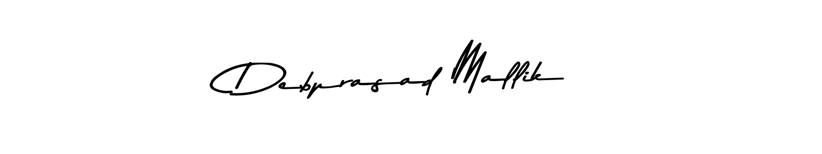 Use a signature maker to create a handwritten signature online. With this signature software, you can design (Asem Kandis PERSONAL USE) your own signature for name Debprasad Mallik. Debprasad Mallik signature style 9 images and pictures png