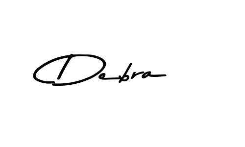 Design your own signature with our free online signature maker. With this signature software, you can create a handwritten (Asem Kandis PERSONAL USE) signature for name Debra. Debra signature style 9 images and pictures png