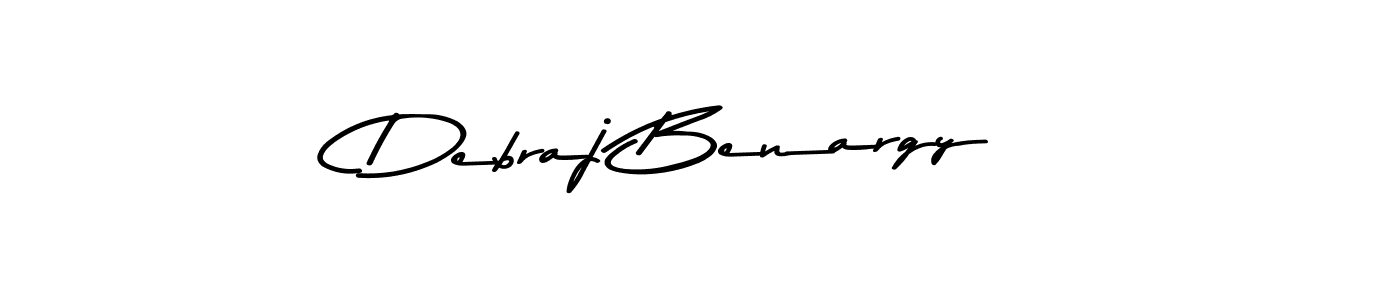 Also You can easily find your signature by using the search form. We will create Debraj Benargy name handwritten signature images for you free of cost using Asem Kandis PERSONAL USE sign style. Debraj Benargy signature style 9 images and pictures png