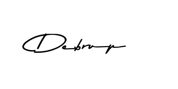 How to make Debrup signature? Asem Kandis PERSONAL USE is a professional autograph style. Create handwritten signature for Debrup name. Debrup signature style 9 images and pictures png