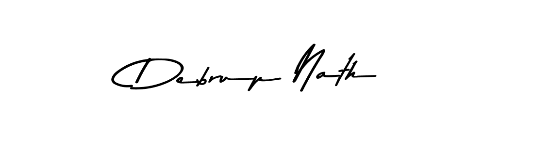 Design your own signature with our free online signature maker. With this signature software, you can create a handwritten (Asem Kandis PERSONAL USE) signature for name Debrup Nath. Debrup Nath signature style 9 images and pictures png