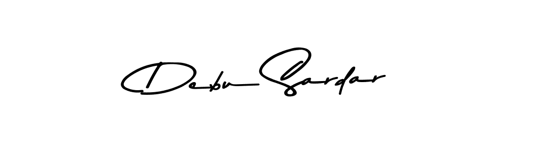 Design your own signature with our free online signature maker. With this signature software, you can create a handwritten (Asem Kandis PERSONAL USE) signature for name Debu Sardar. Debu Sardar signature style 9 images and pictures png
