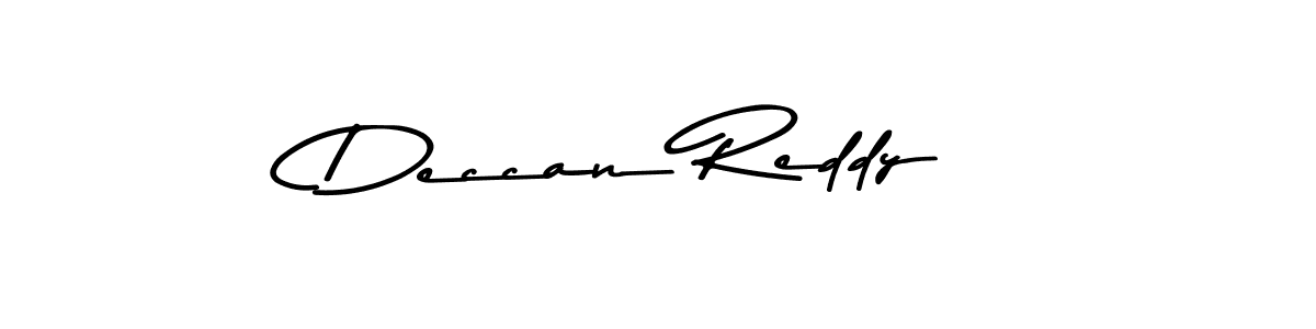 Deccan Reddy stylish signature style. Best Handwritten Sign (Asem Kandis PERSONAL USE) for my name. Handwritten Signature Collection Ideas for my name Deccan Reddy. Deccan Reddy signature style 9 images and pictures png