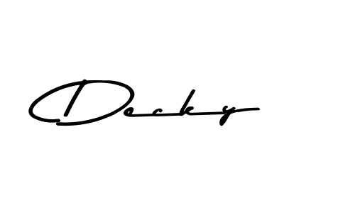 Best and Professional Signature Style for Decky. Asem Kandis PERSONAL USE Best Signature Style Collection. Decky signature style 9 images and pictures png