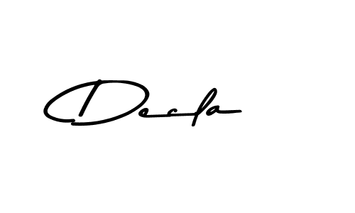 Also we have Decla name is the best signature style. Create professional handwritten signature collection using Asem Kandis PERSONAL USE autograph style. Decla signature style 9 images and pictures png