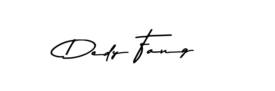 How to make Dedy Fang name signature. Use Asem Kandis PERSONAL USE style for creating short signs online. This is the latest handwritten sign. Dedy Fang signature style 9 images and pictures png