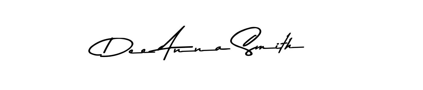 Create a beautiful signature design for name Dee Anna Smith. With this signature (Asem Kandis PERSONAL USE) fonts, you can make a handwritten signature for free. Dee Anna Smith signature style 9 images and pictures png