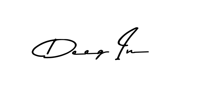 Make a beautiful signature design for name Deeg In. With this signature (Asem Kandis PERSONAL USE) style, you can create a handwritten signature for free. Deeg In signature style 9 images and pictures png