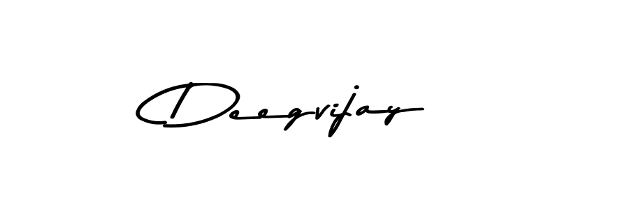 How to make Deegvijay signature? Asem Kandis PERSONAL USE is a professional autograph style. Create handwritten signature for Deegvijay name. Deegvijay signature style 9 images and pictures png