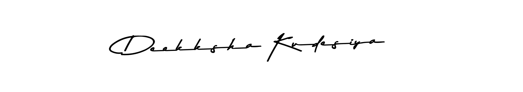 Also we have Deekksha Kudesiya name is the best signature style. Create professional handwritten signature collection using Asem Kandis PERSONAL USE autograph style. Deekksha Kudesiya signature style 9 images and pictures png