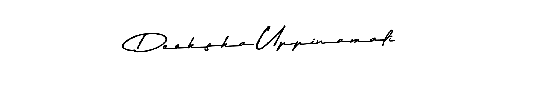 The best way (Asem Kandis PERSONAL USE) to make a short signature is to pick only two or three words in your name. The name Deeksha Uppinamali include a total of six letters. For converting this name. Deeksha Uppinamali signature style 9 images and pictures png