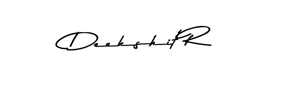 You should practise on your own different ways (Asem Kandis PERSONAL USE) to write your name (Deekshit R) in signature. don't let someone else do it for you. Deekshit R signature style 9 images and pictures png