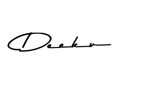 Create a beautiful signature design for name Deeku. With this signature (Asem Kandis PERSONAL USE) fonts, you can make a handwritten signature for free. Deeku signature style 9 images and pictures png