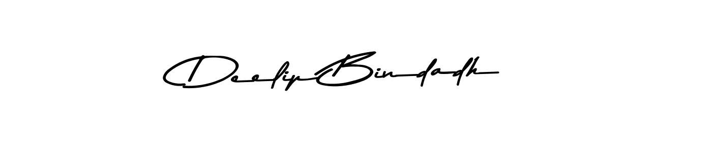Design your own signature with our free online signature maker. With this signature software, you can create a handwritten (Asem Kandis PERSONAL USE) signature for name Deelip Bindadh. Deelip Bindadh signature style 9 images and pictures png