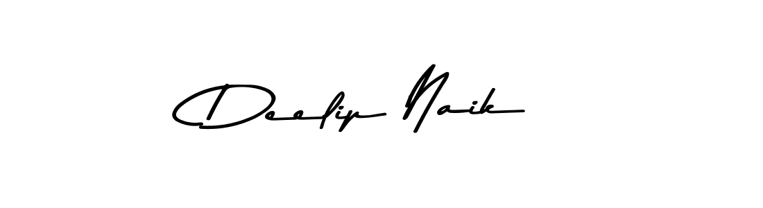 Design your own signature with our free online signature maker. With this signature software, you can create a handwritten (Asem Kandis PERSONAL USE) signature for name Deelip Naik. Deelip Naik signature style 9 images and pictures png