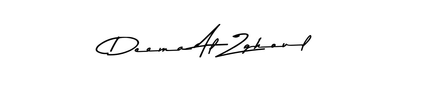 Deema Al Zghoul stylish signature style. Best Handwritten Sign (Asem Kandis PERSONAL USE) for my name. Handwritten Signature Collection Ideas for my name Deema Al Zghoul. Deema Al Zghoul signature style 9 images and pictures png