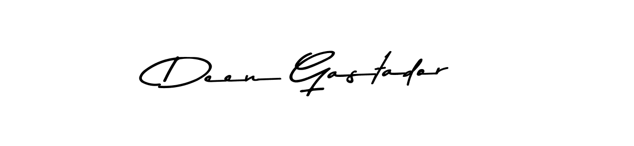 Design your own signature with our free online signature maker. With this signature software, you can create a handwritten (Asem Kandis PERSONAL USE) signature for name Deen Gastador. Deen Gastador signature style 9 images and pictures png