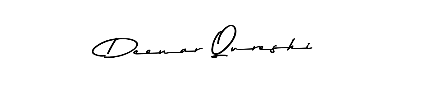 Create a beautiful signature design for name Deenar Qureshi. With this signature (Asem Kandis PERSONAL USE) fonts, you can make a handwritten signature for free. Deenar Qureshi signature style 9 images and pictures png