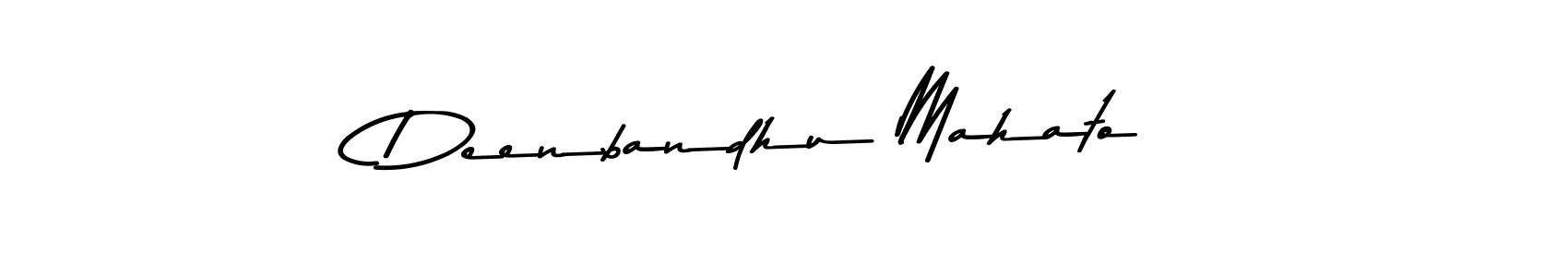 Use a signature maker to create a handwritten signature online. With this signature software, you can design (Asem Kandis PERSONAL USE) your own signature for name Deenbandhu Mahato. Deenbandhu Mahato signature style 9 images and pictures png