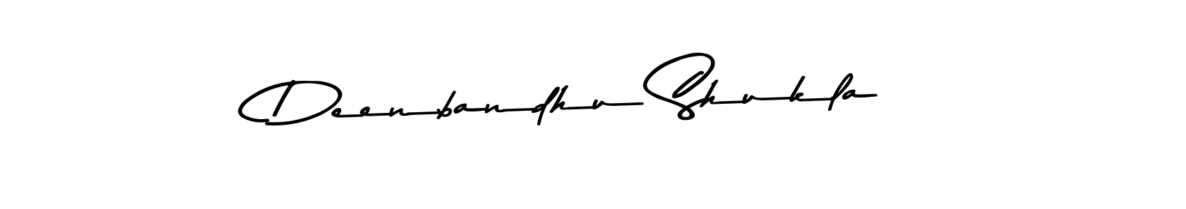 Use a signature maker to create a handwritten signature online. With this signature software, you can design (Asem Kandis PERSONAL USE) your own signature for name Deenbandhu Shukla. Deenbandhu Shukla signature style 9 images and pictures png