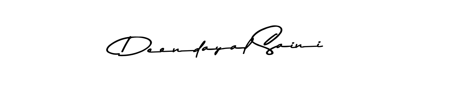 Make a beautiful signature design for name Deendayal Saini. With this signature (Asem Kandis PERSONAL USE) style, you can create a handwritten signature for free. Deendayal Saini signature style 9 images and pictures png