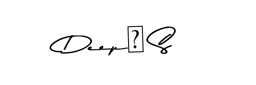 Deep✓ S stylish signature style. Best Handwritten Sign (Asem Kandis PERSONAL USE) for my name. Handwritten Signature Collection Ideas for my name Deep✓ S. Deep✓ S signature style 9 images and pictures png